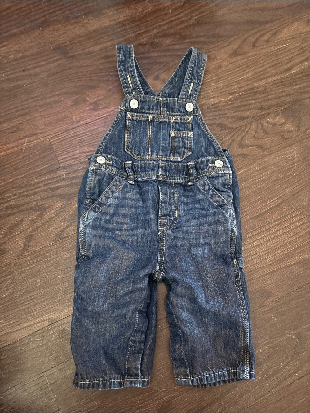 GAP Dark Blue Denim Kids Overalls